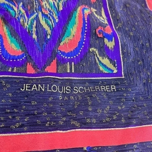 Jean Louis Scherrer Paris’ Silk Scarf - Picture 6 of 6